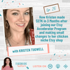 How Kristen made $27K in 3 Months after joining our Etsy Accelerator Program and making small changes to her chicken niche Etsy shop