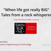 "When life got really big" - Tales from a rock whisperer (Free Astronomy Public Lectures)
