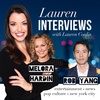 Actor Melora Hardin (The Office) and Rob Yang (Succession)..
