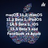 macOS 11.2, macOS 11.3 Beta 1, iPadOS 14.5 Beta 1, iOS 15.5 Beta 1 and FaceBook vs Apple
