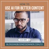 How to use AI for better content