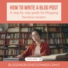 How to write a blog post