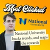 National University bucks trends, and reaps the rewards