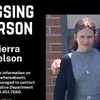 12 Year Old Sierra Nelson missing in North Dakota