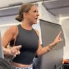 Lady on The plane! 
