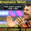 IPL Analysis | RCB v SRH | Post-match| Dream 11 IPL| Sunrisers Hyderabad|