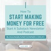 HOW TO START MAKING MONEY FOR FREE