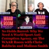 No Holds Barred: Why We Need A World Sport Anti-Corruption Agency, on The WAAR Room with Chris Baldwin and Malissa Smith