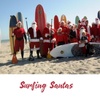 Surfing Santas With George Trosset and "Peanut" The Surfing Santa