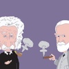 Over-the-top Patriotism - Einstein / Freud with Cora