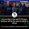 QL: Fred Osore VP of Kenya Lacrosse