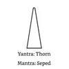 Today’s kemet Mantra Yantra: Thorn Mantra: Seped