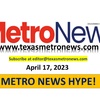 Watch Metro News Hype (4-17-23) vodcast with publisher host, Cheryl Smith