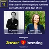 15 - The best social return on investment? The case for delivering micro nutrients during the first 1,000 days of life