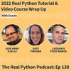 2022 Real Python Tutorial & Video Course Wrap Up