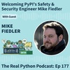 Welcoming PyPI's Safety & Security Engineer Mike Fiedler