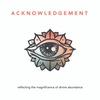 ACKNOWLEDGEMENT 👁 reflecting on the magnificence of divine abundance - (9/30)