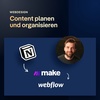 160: Wie organisiere ich meinen Content als Webdesigner (Notion, Make und Webflow)