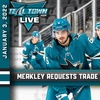 Sharks Prospect Ryan Merkley Requests Trade - 1/3/2023 - Teal Town USA Live