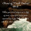 DAY 33: On The Precipice