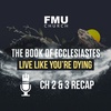 Live like you're dying Ecclesiastes Ch 2 &amp; 3