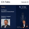 #43 CX Praxis: Stepstone. CX Management Praxis bei StepStone Deutschland. Stephan Limpert (StepStone) bei Peter Pirner