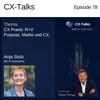 #78 CX Praxis: R+V Versicherung - Purpose, Marke und CX. Anja Stolz (R+V) bei Peter Pirner