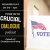 Crucial Dialogue Ep 42:  Christians and Voting
