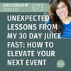 Unexpected Lessons from My 30 Day Juice Fast: How to Elevate Your Next Event [073]