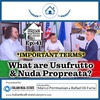 What are Usufrutto and Nuda Propreata in Italian Real Estate?