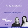 Mary and Lisa in a Discussion in The Big News Edition