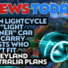 TRON Lightcycle Run “Light Runner” Car Can Carry Guests Who Don’t Fit, Disneyland Australia Plans