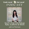 First CSA Share Pickup with Liz Thomson
