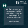 Pricing Table Topics: 8 of Spades – Buyers on a Trust Journey are Not Price Sensitive