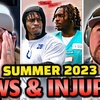 NFL Training Camp News & Injuries!! 😳🤕