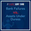 Comparing the Bank Failure to Assets Under Duress Ratio