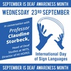 EP3: The International Day of Sign Languages - Wednesday 23rd September