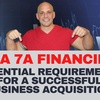 How to Qualify for SBA 7a Financing when Buying a Business or Franchise