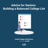 Advice for Seniors: Building a Balanced College List