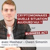 Cryptomonnaies : quelle situation aujourd'hui - Owen Simonin