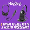 3 Things To Look For In A Headset Microphone