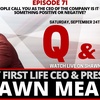  Q&A with Shawn Meaike - Episode 71