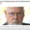 Listen to This Article: John Durham is Testifying Today. Five Hard Questions He Should Face