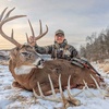S:13 GREAT SHOT on a LATE SEASON BUCK!  Crazy Blood Trail In The Snow