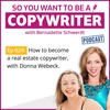 COPYWRITER 024: How to become a real estate copywriter with Donna Webeck