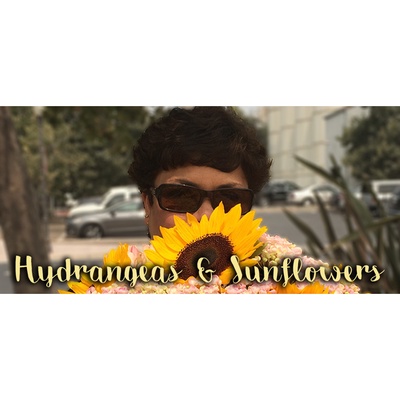 Hydrangeas And Sunflowers