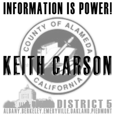 Keith Carson: Information is Power!
