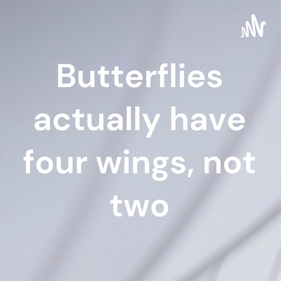  Butterflies actually have four wings, not two