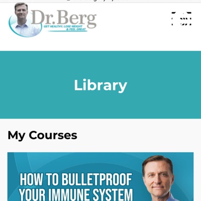 Dr Bergs Immune system building course for free