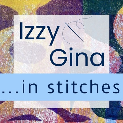 Izzy & Gina in stitches